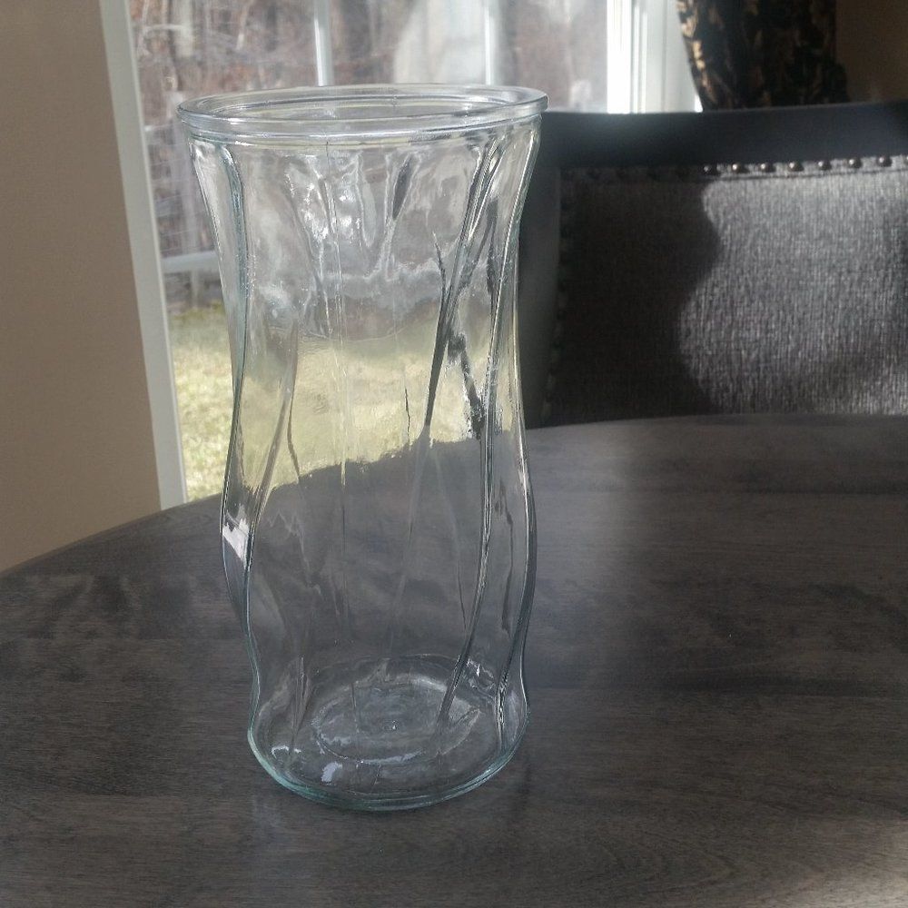 Vintage Fluted Flower Vase